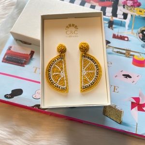 NWT Lucky Lemon Drop Earrings